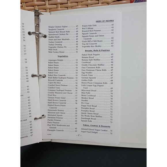 Grace Lower Stone United Church Cookbook Rockwell NC 2000 North Carolina - Picture 6 of 10